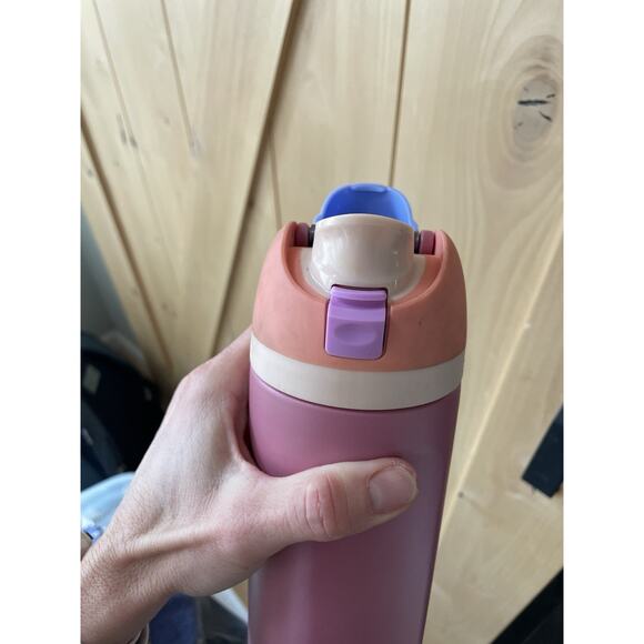 Owala FreeSip Stainless Steel Water Bottle 24oz Color: Yoga Rose - Picture 8 of 8